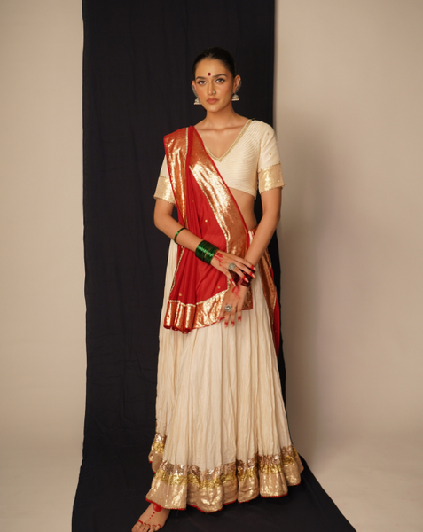 Classic Ivory Lehenga Set