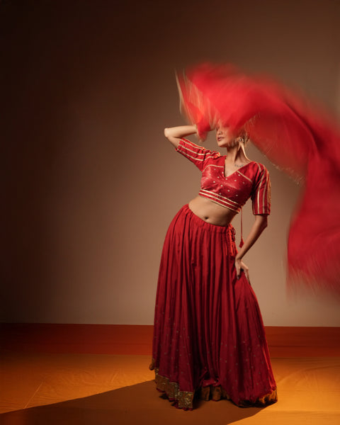 Kumkum Lehenag Set