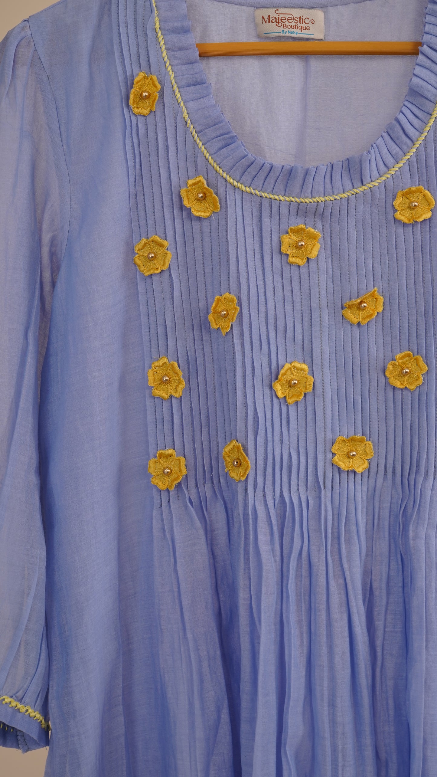 Lilac Pleated Dress