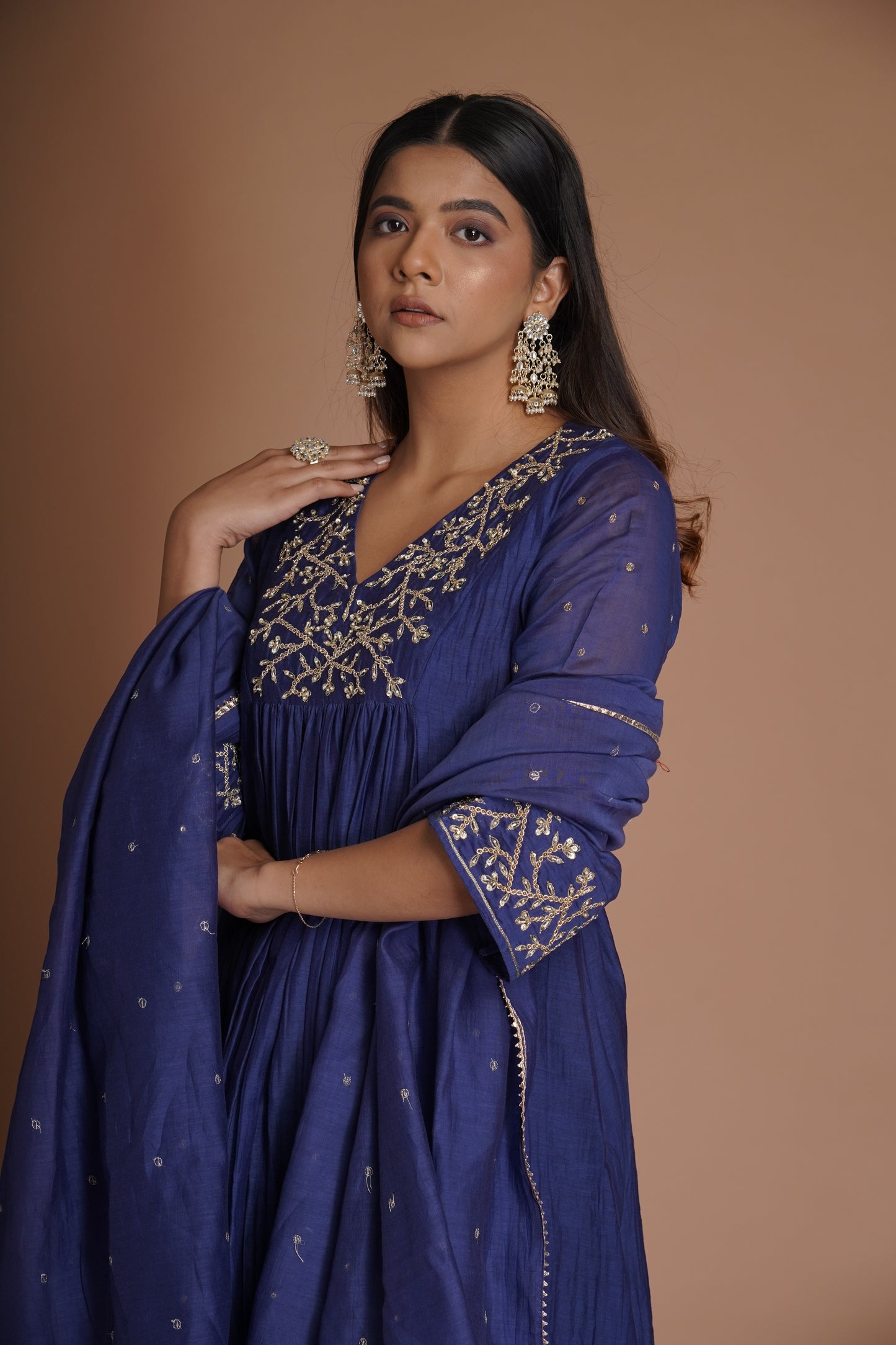 Royal Blue Kurta Set