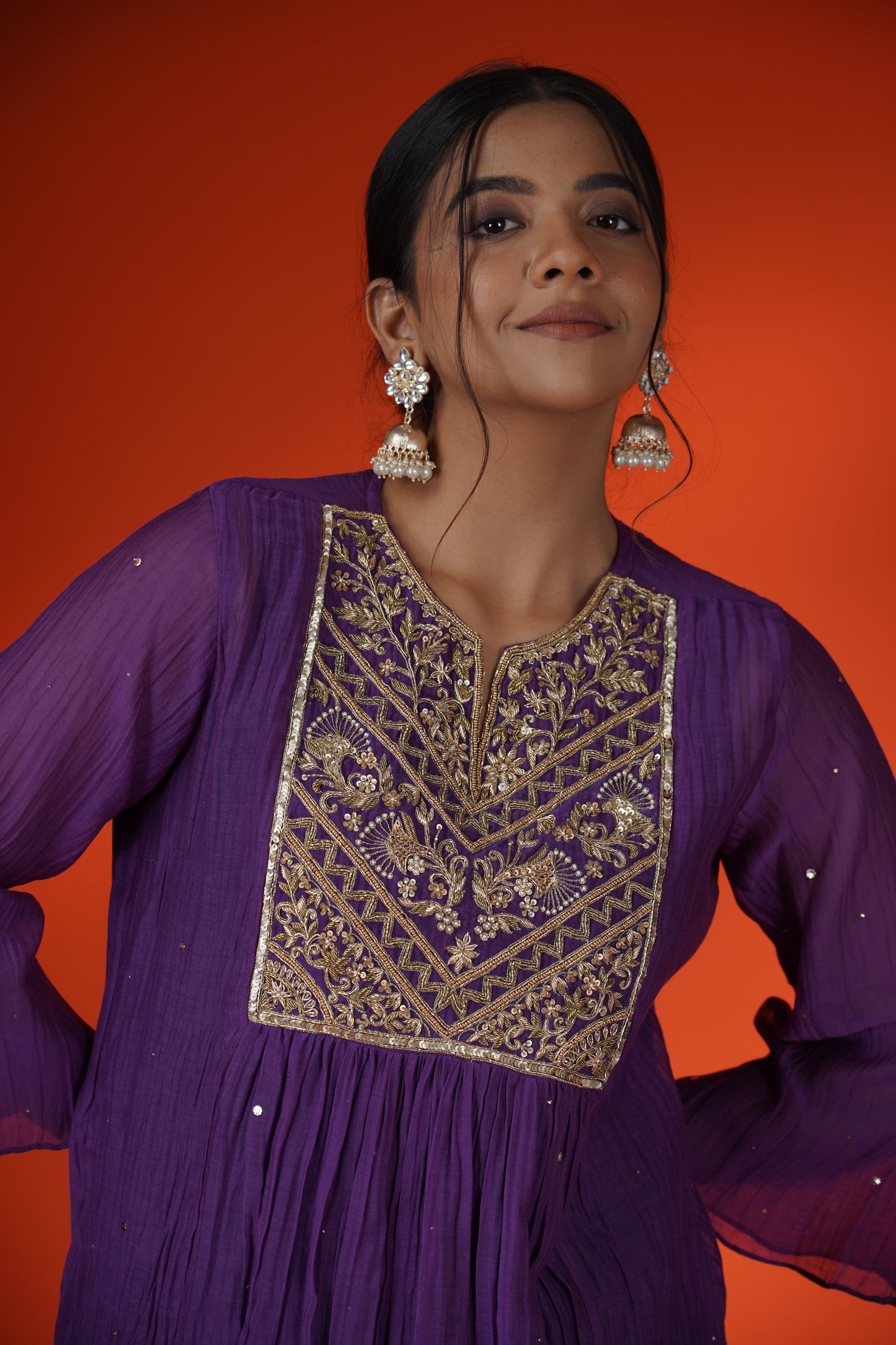 Violet Kurta Set