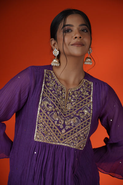Violet Kurta Set