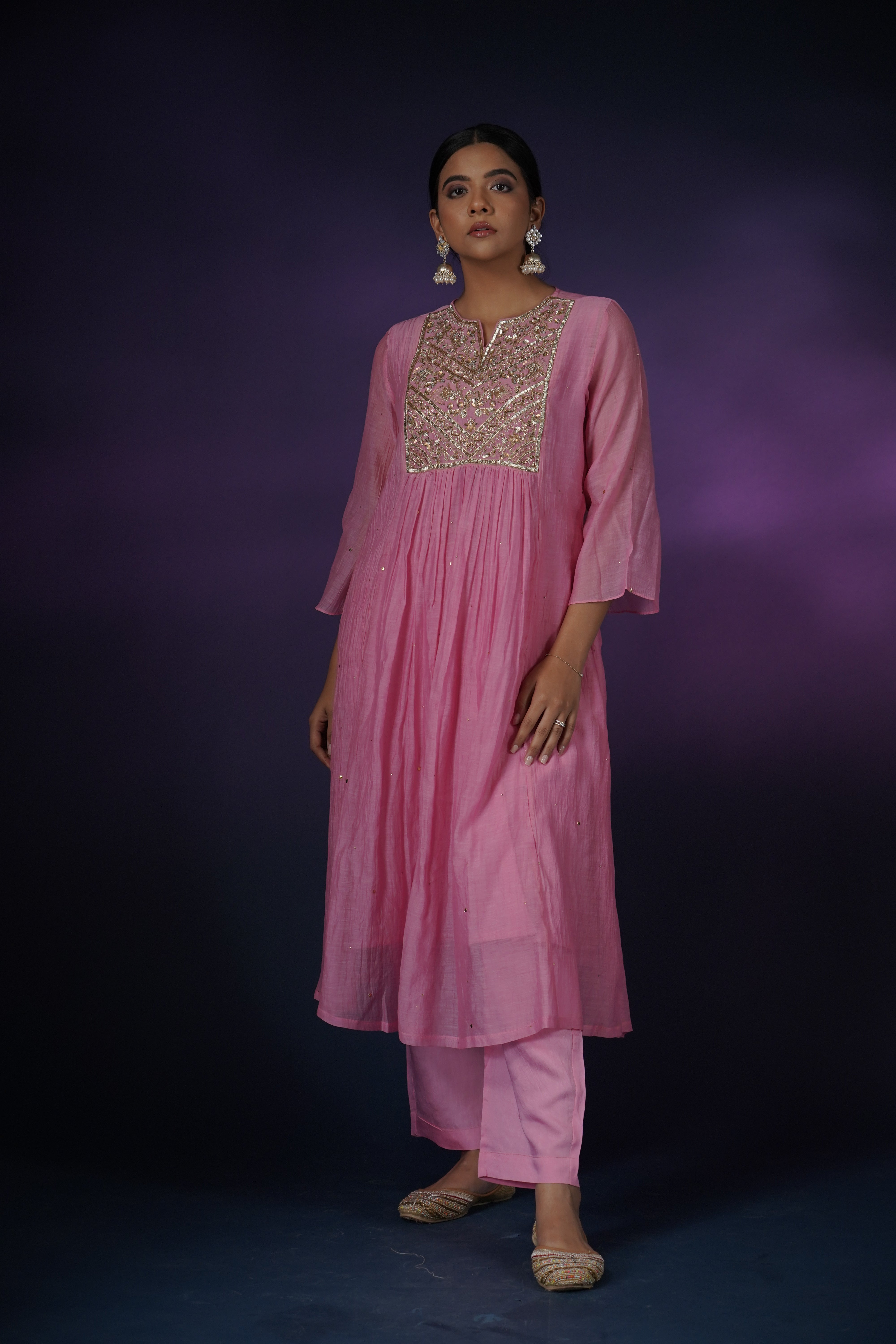 Soft Pink Kurta Set