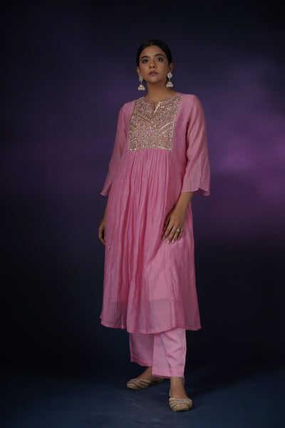Soft Pink Kurta Set