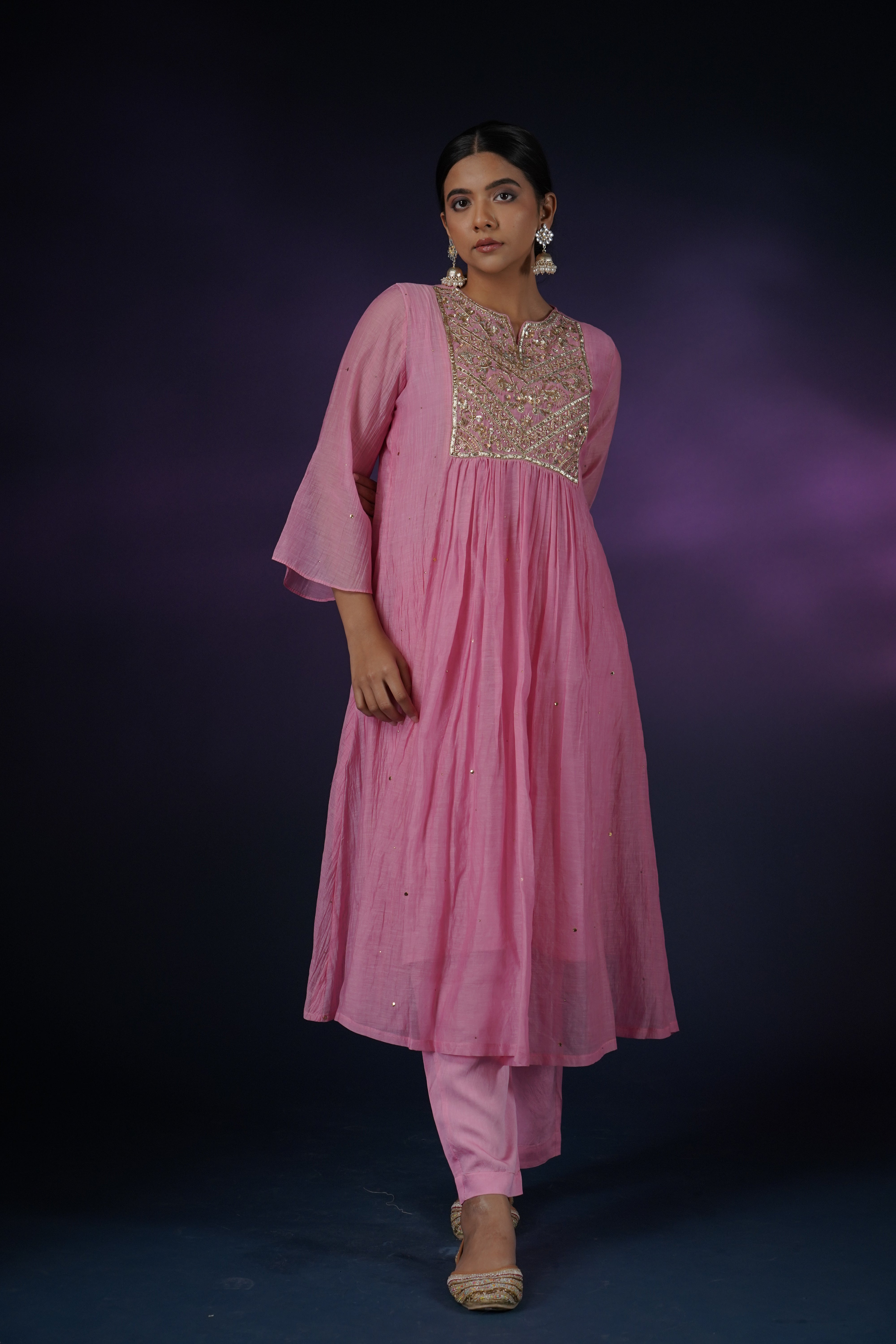 Soft Pink Kurta Set