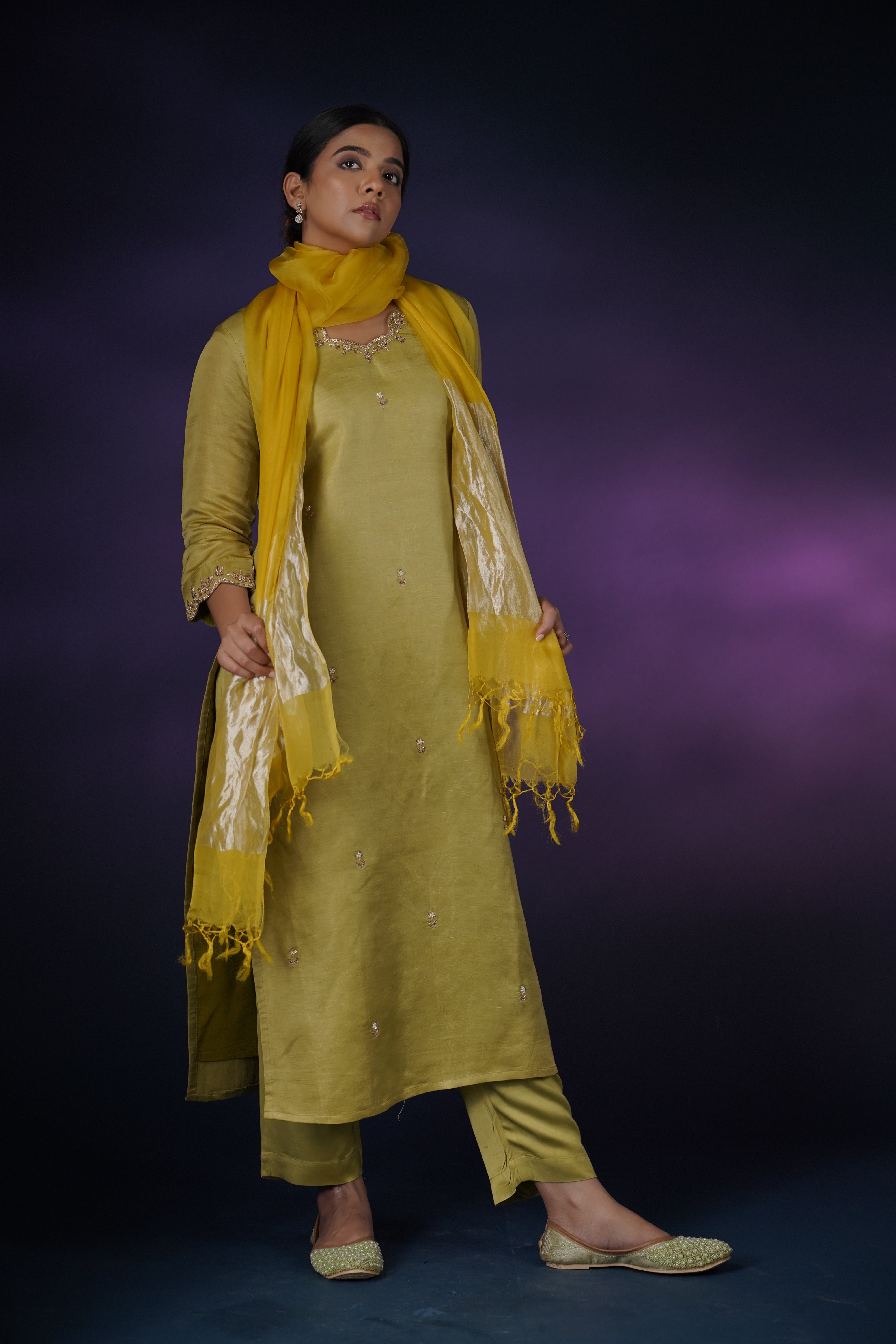 Soft Green Kurta Set