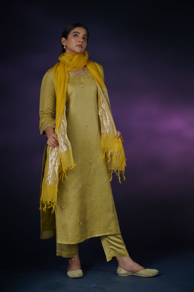 Soft Green Kurta Set