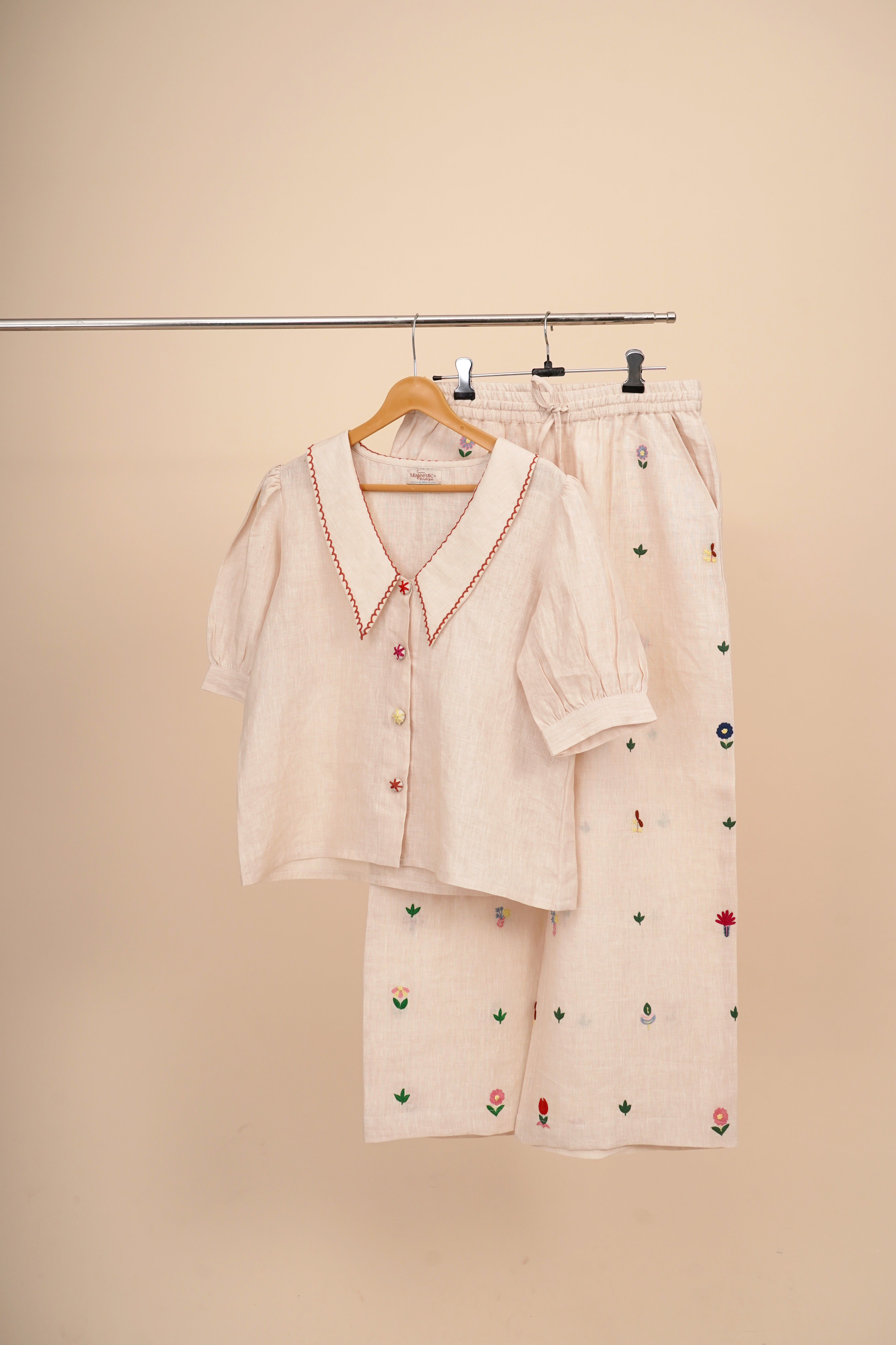 Ivory Linen Co-Ord Set