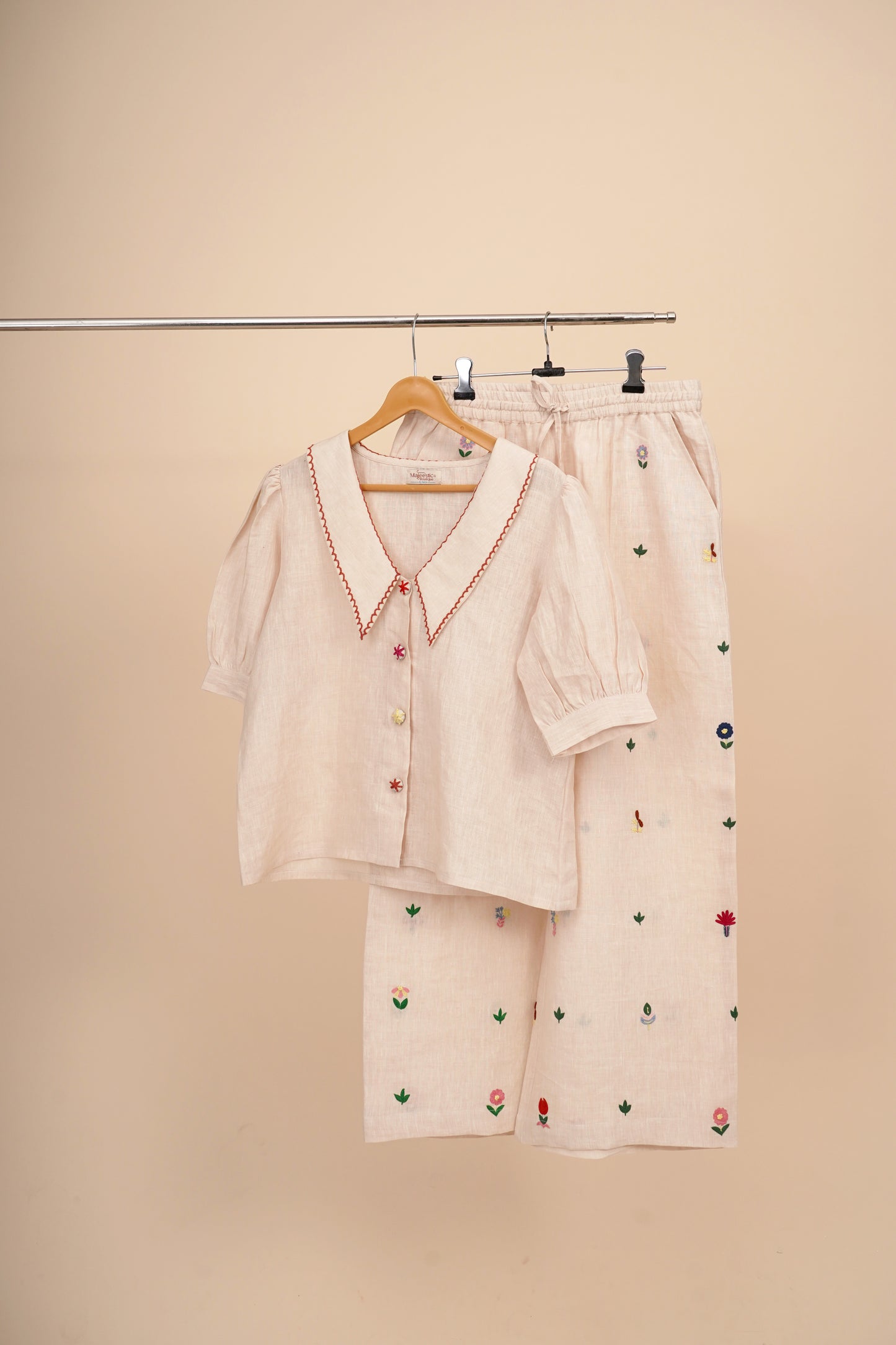 Ivory Linen Co-Ord Set
