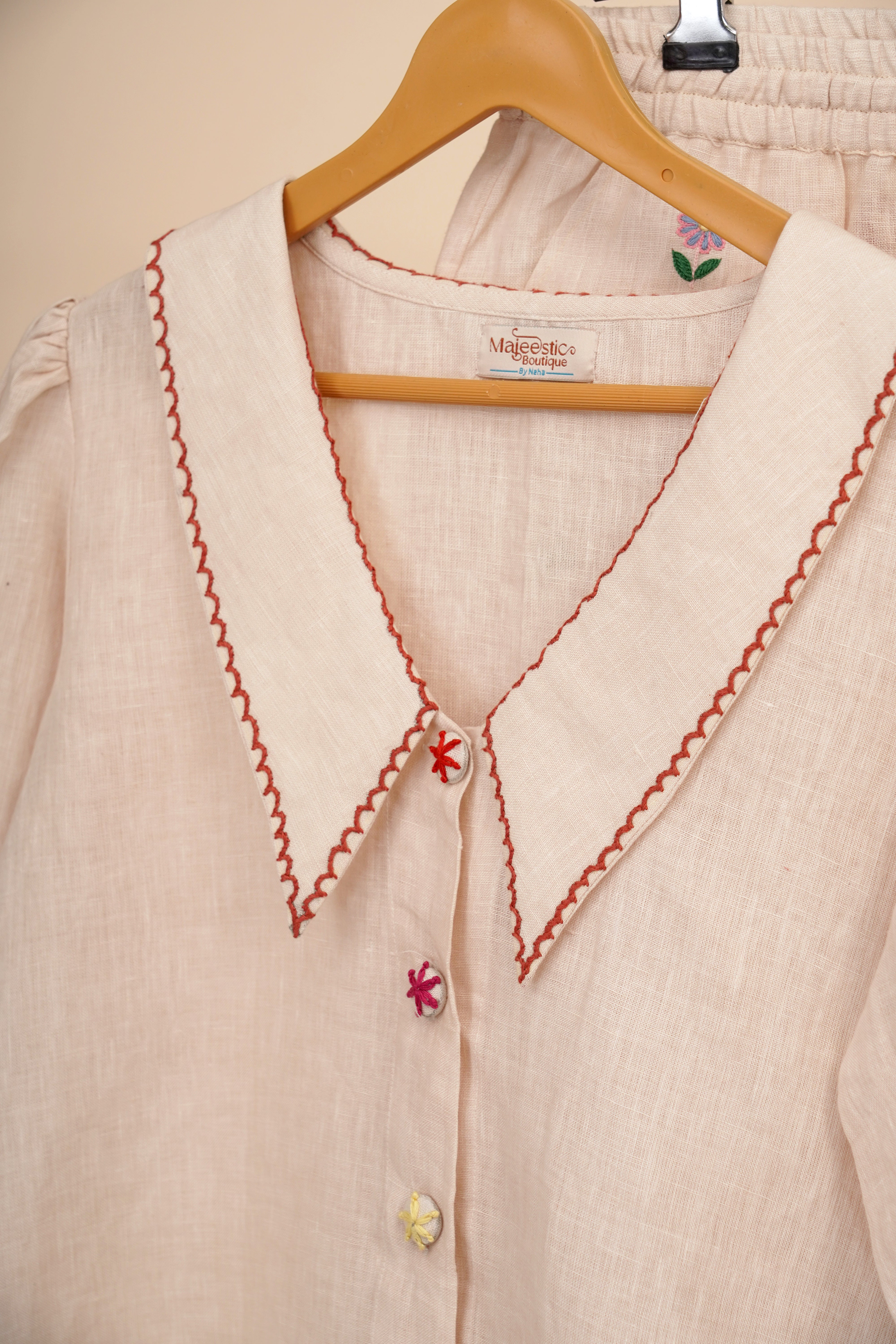 Ivory Linen Co-Ord Set
