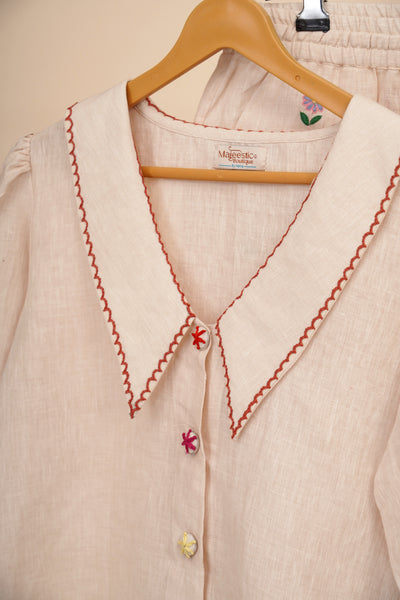 Ivory Linen Co-Ord Set