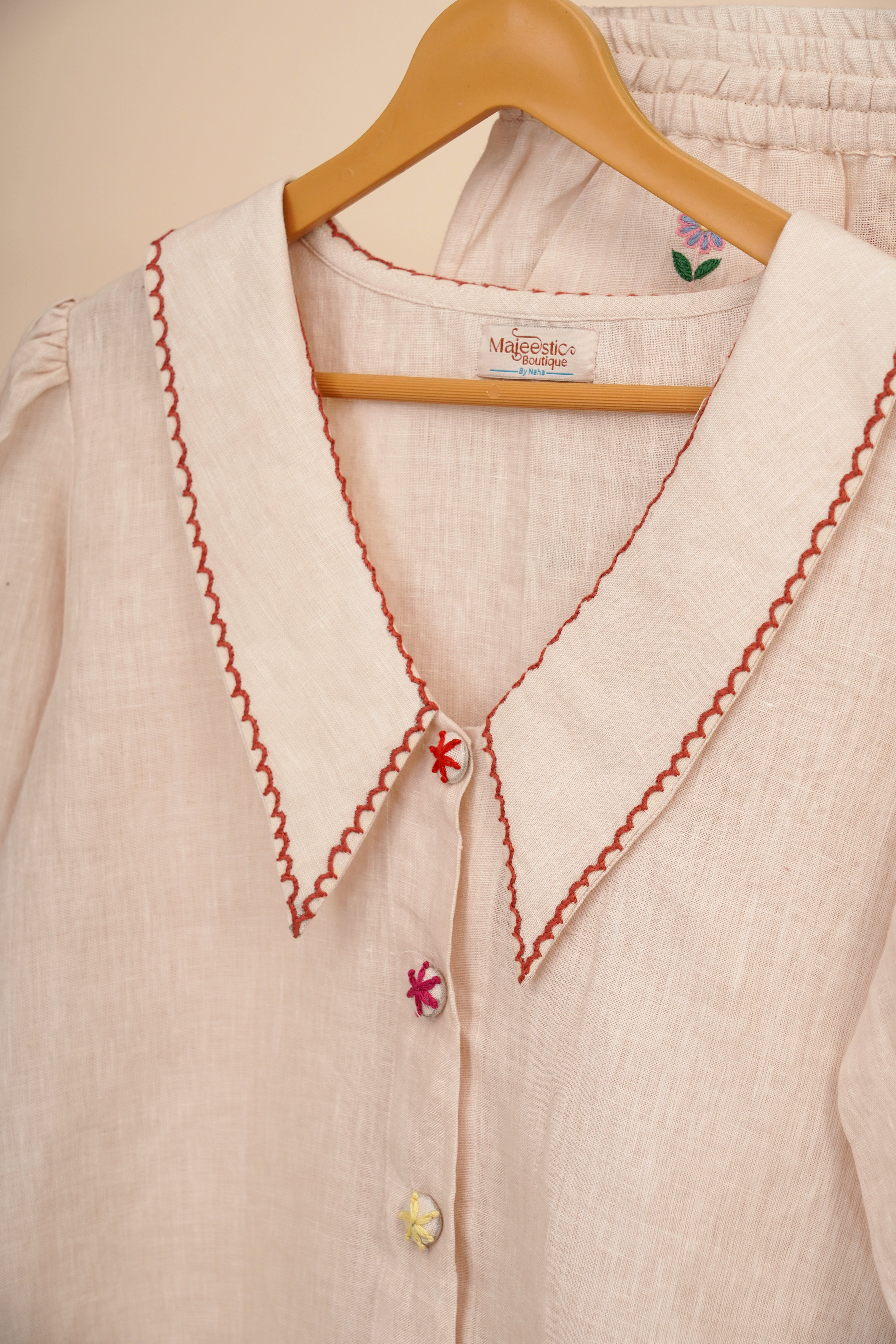 Ivory Linen Co-Ord Set