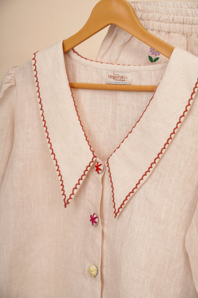 Ivory Linen Co-Ord Set