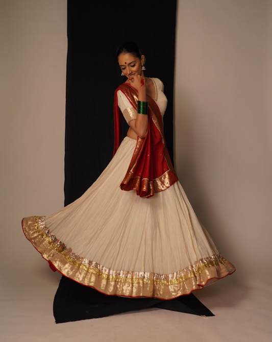 Classic Ivory Lehenga Set