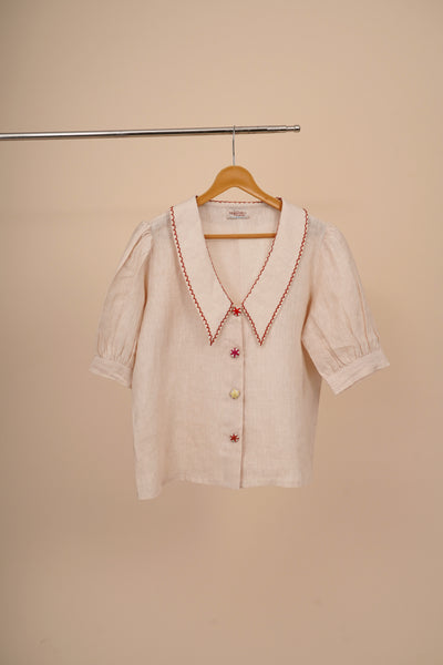 Ivory Linen Co-Ord Set