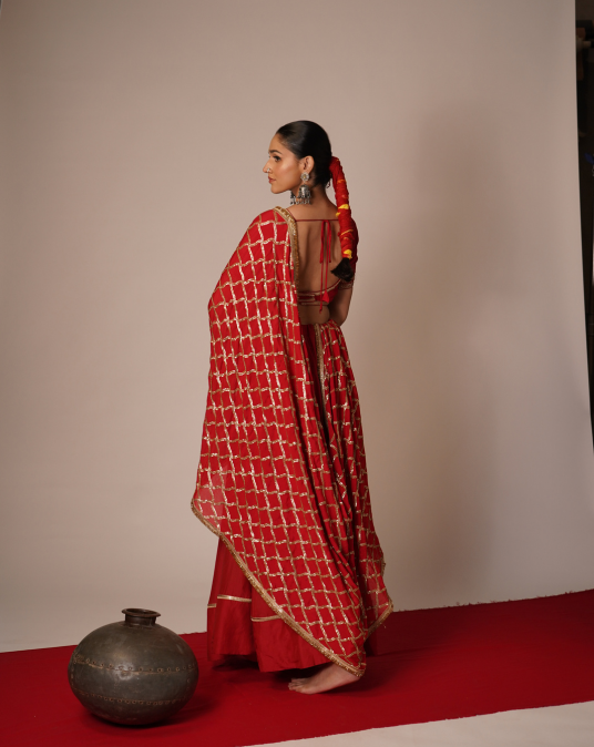 Red Lehenga Set