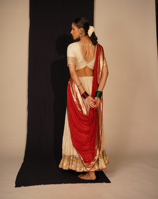 Classic Ivory Lehenga Set