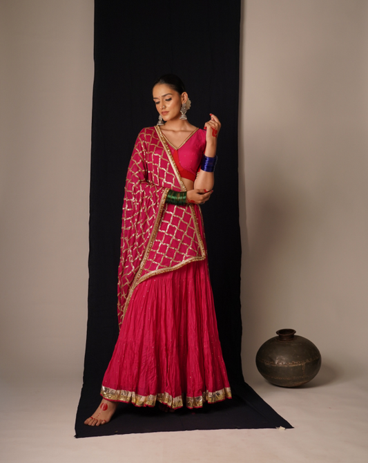 Pink Lehenga Set