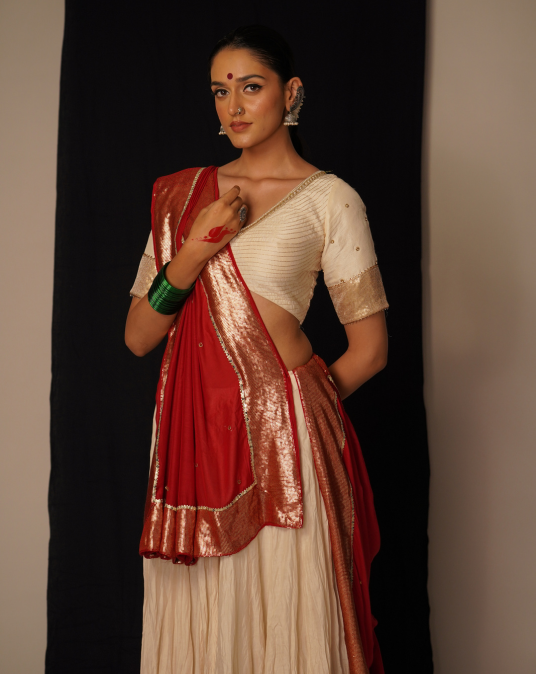 Classic Ivory Lehenga Set