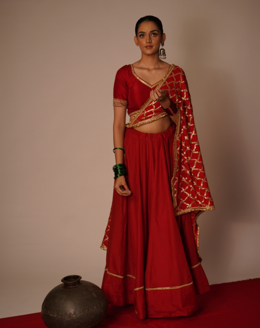 Red Lehenga Set
