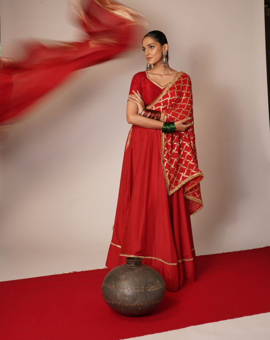 Red Lehenga Set