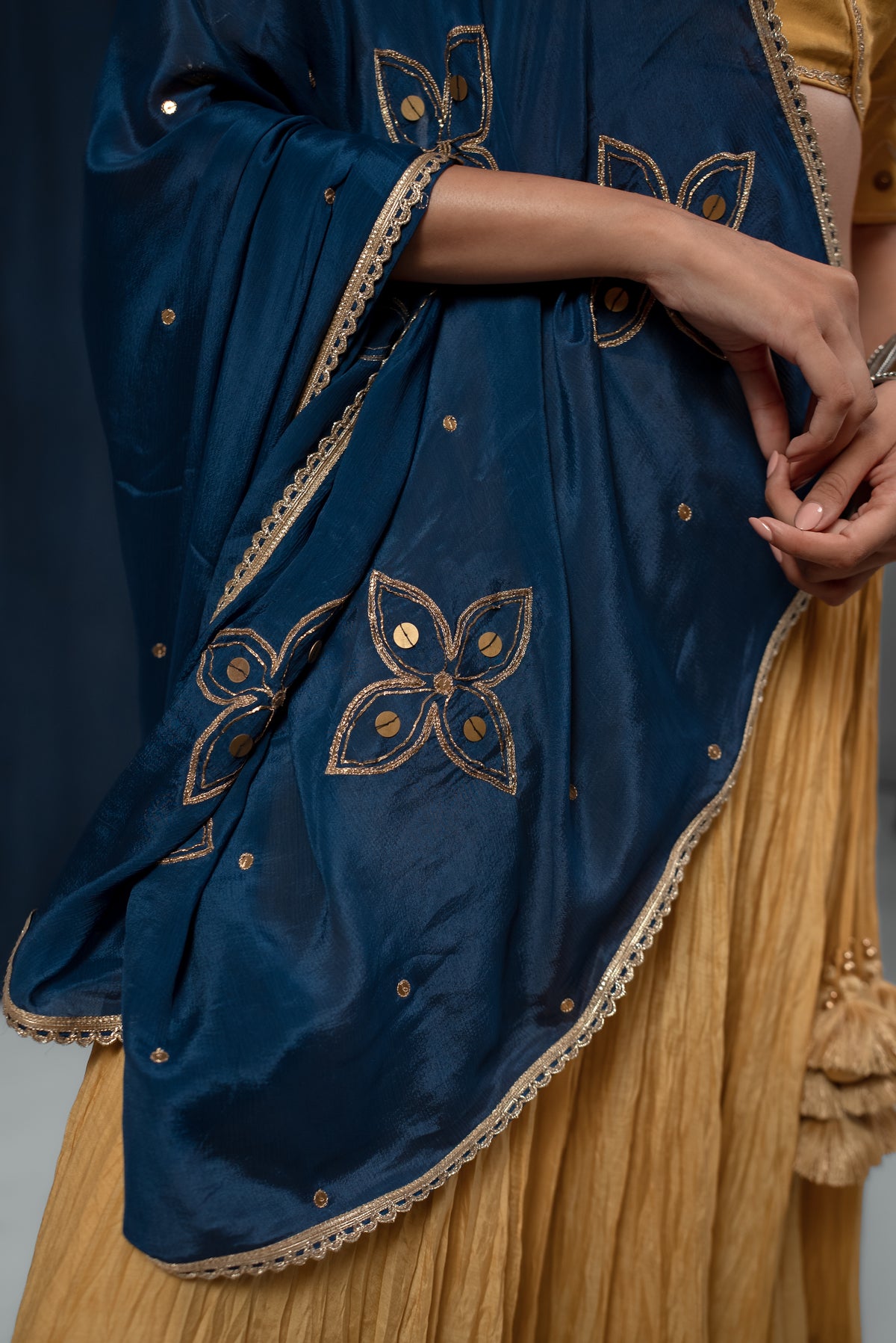 Sunheri Lehenga Set