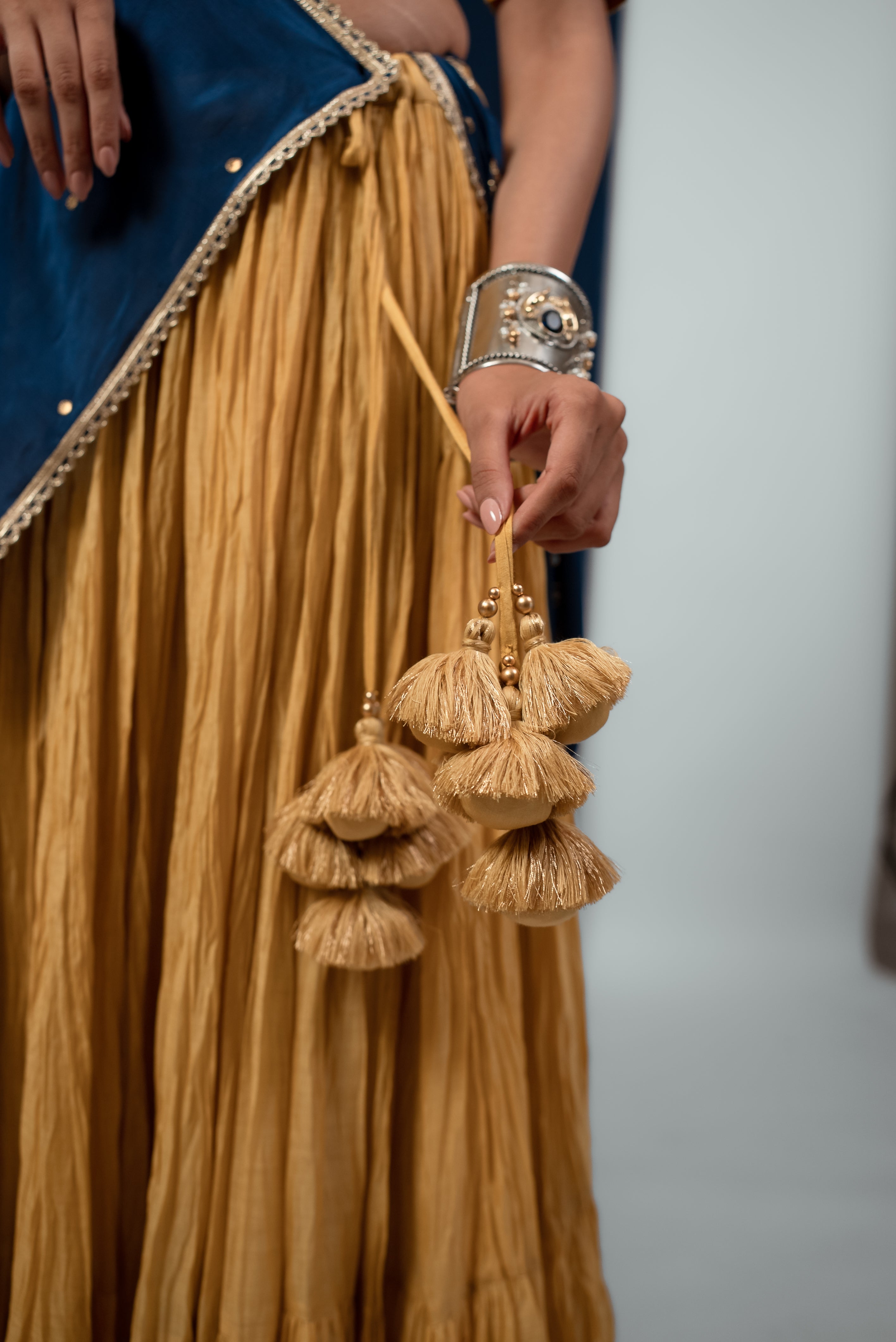 Sunheri Lehenga Set