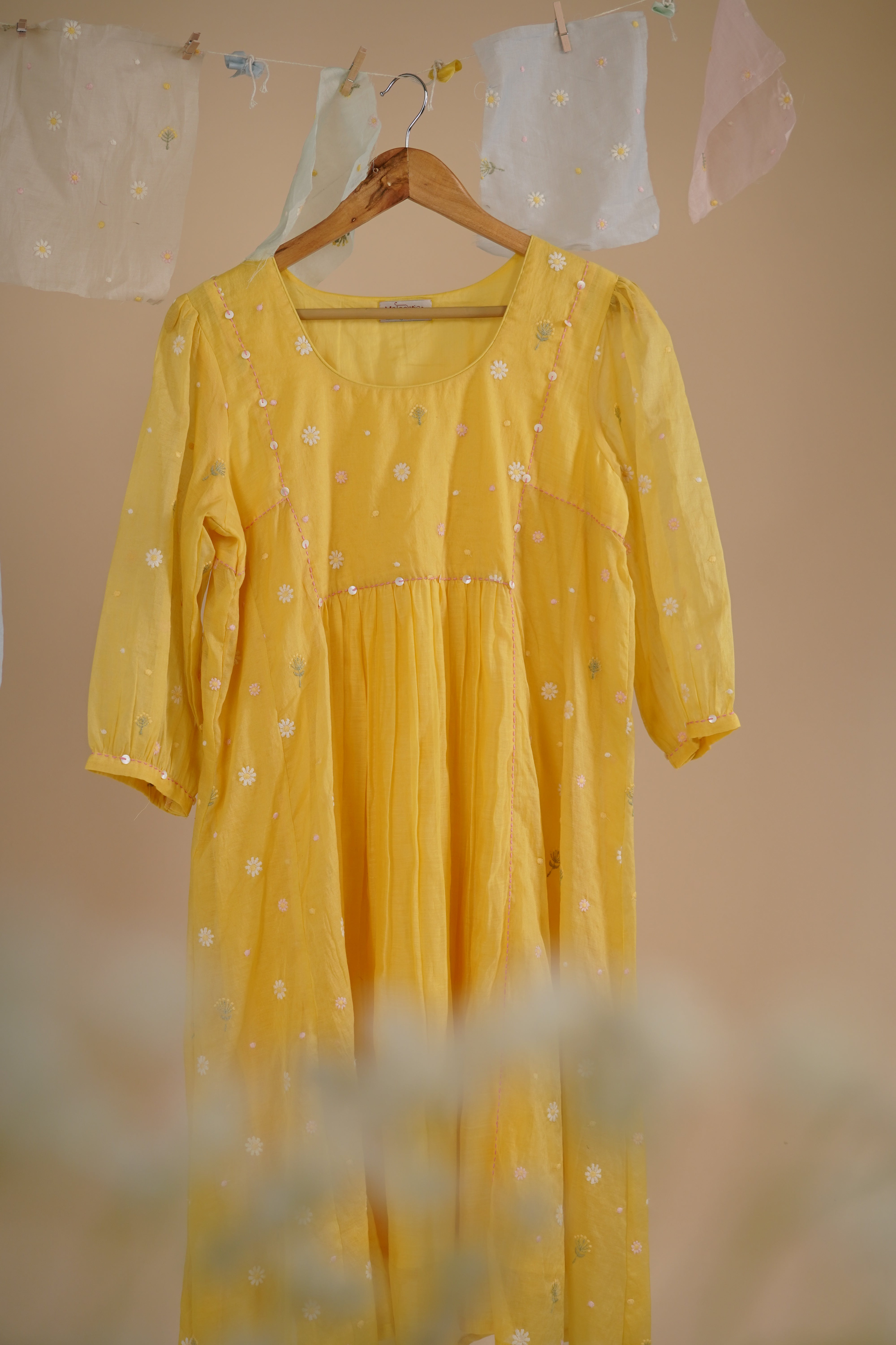 Yellow Floral Dress