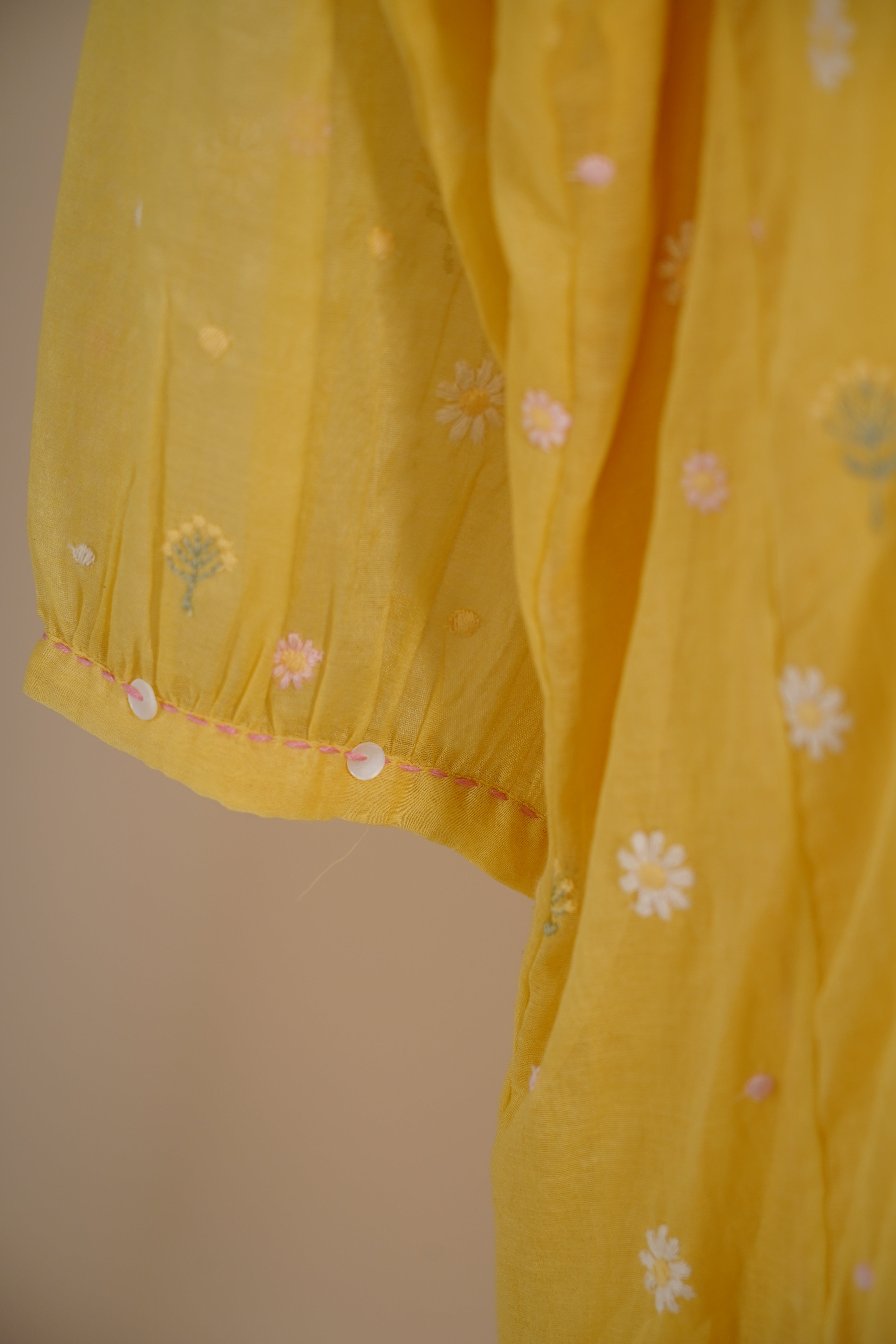 Yellow Floral Dress