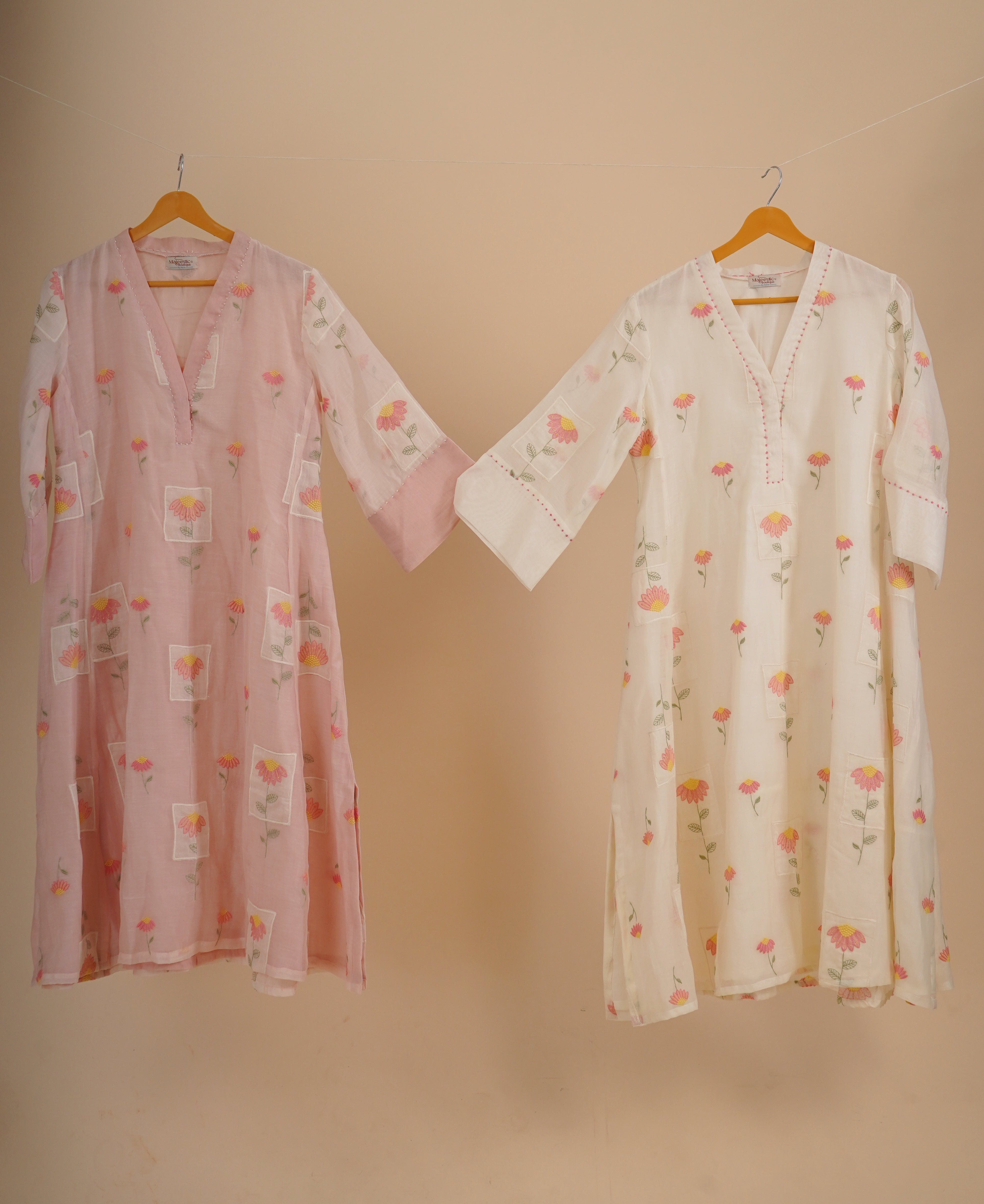 Ivory A-line Kurta