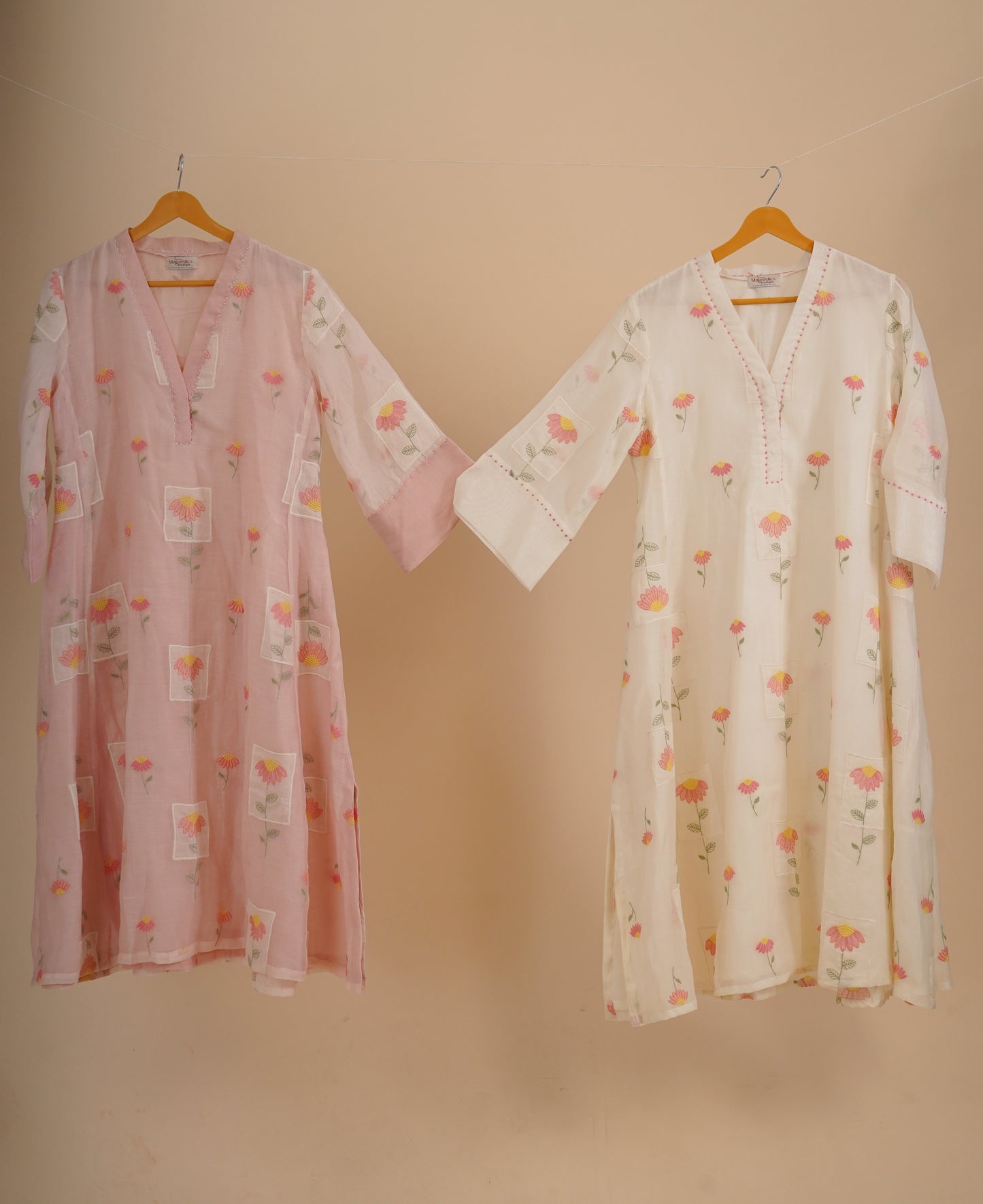 Ivory A-line Kurta