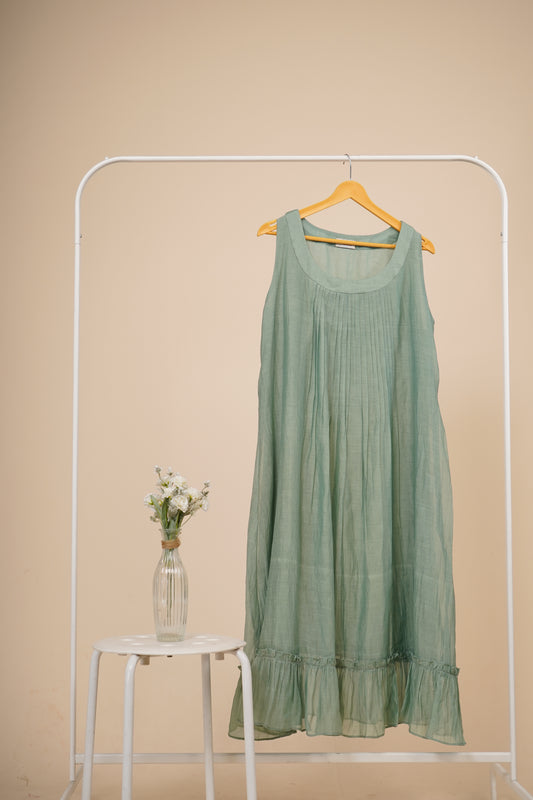 Sage Frill Dress