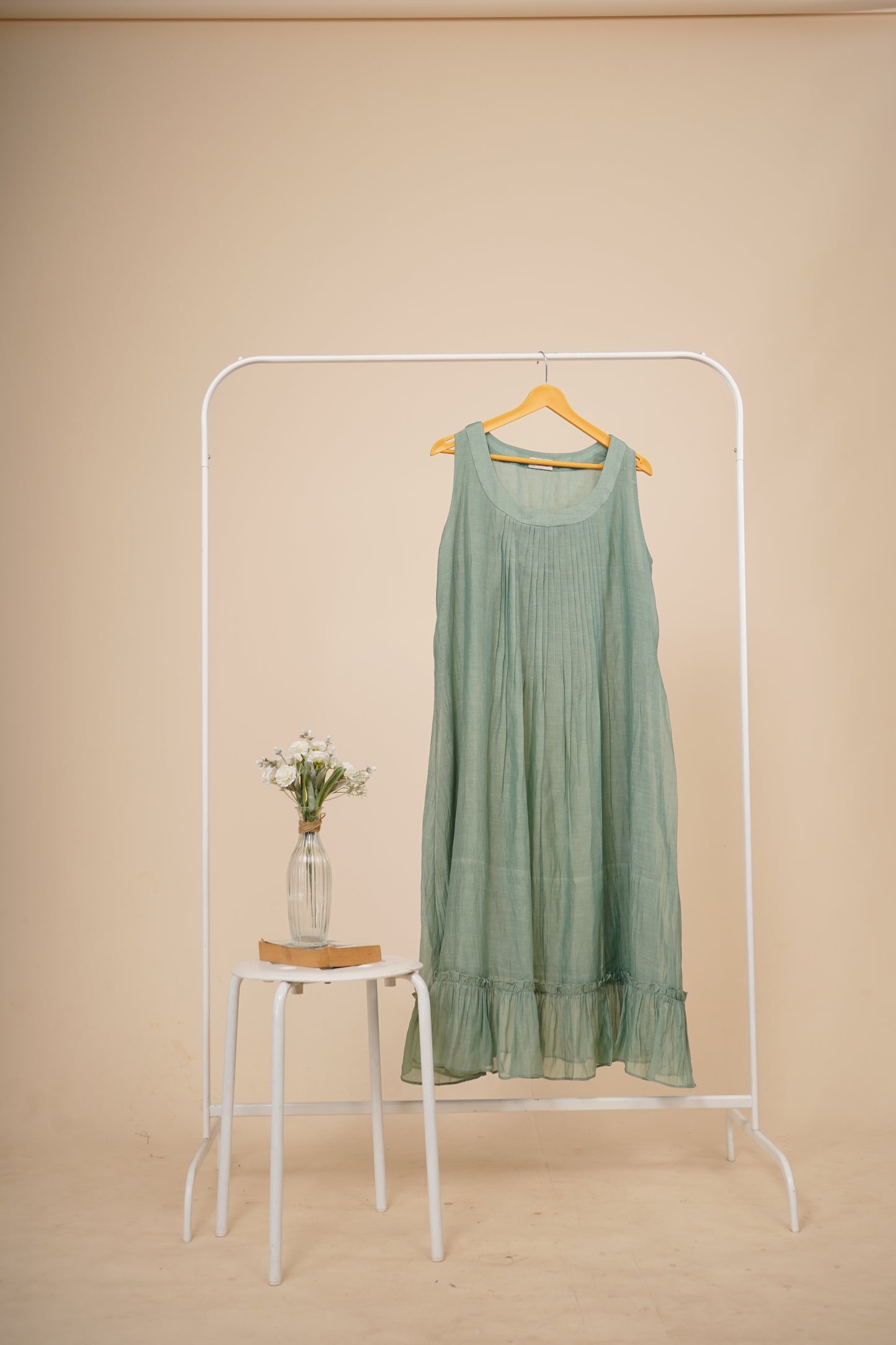 Sage Frill Dress