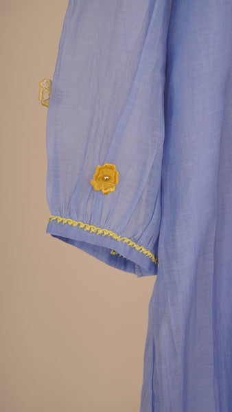 Lilac Pleated Dress