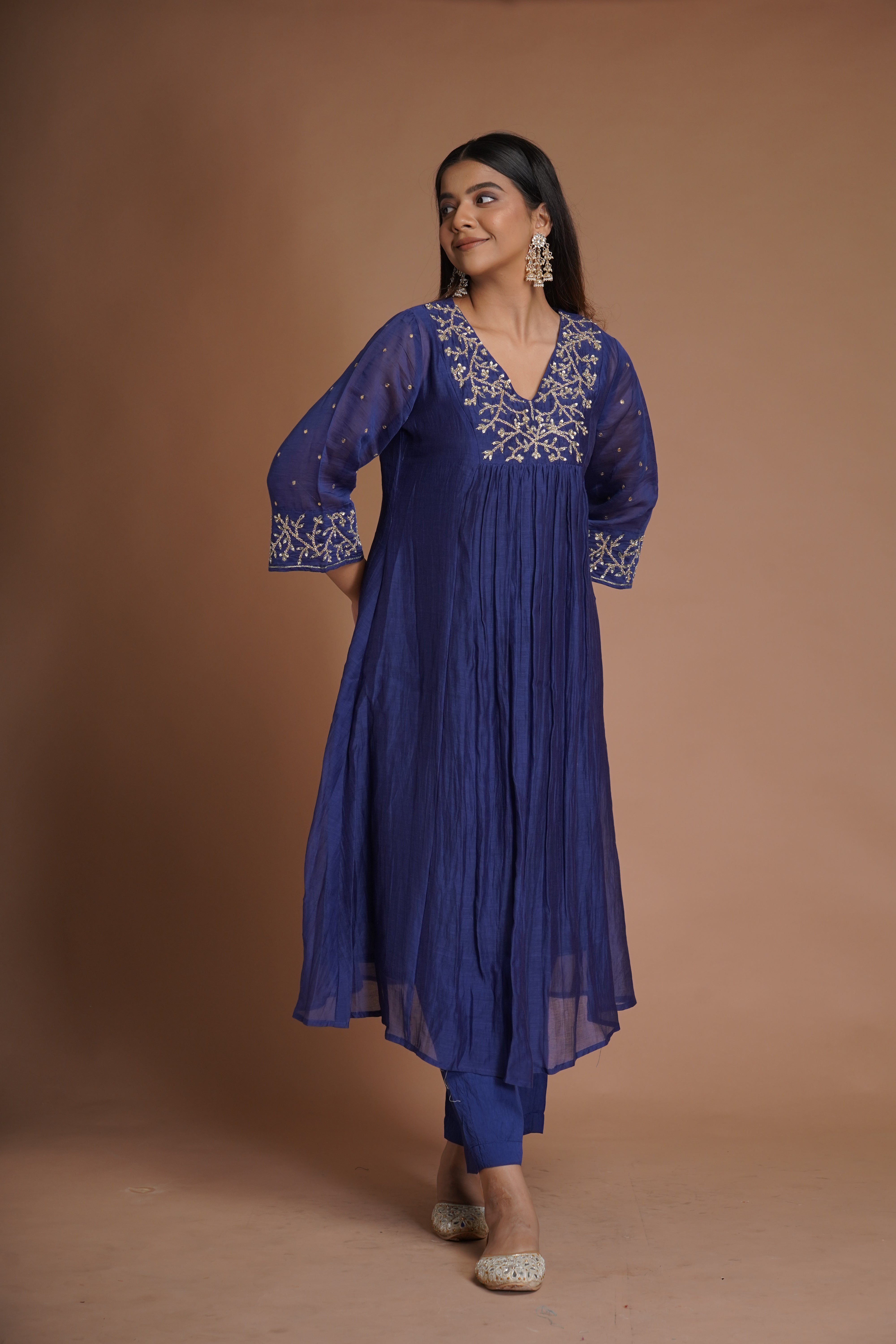 Royal Blue Kurta Set