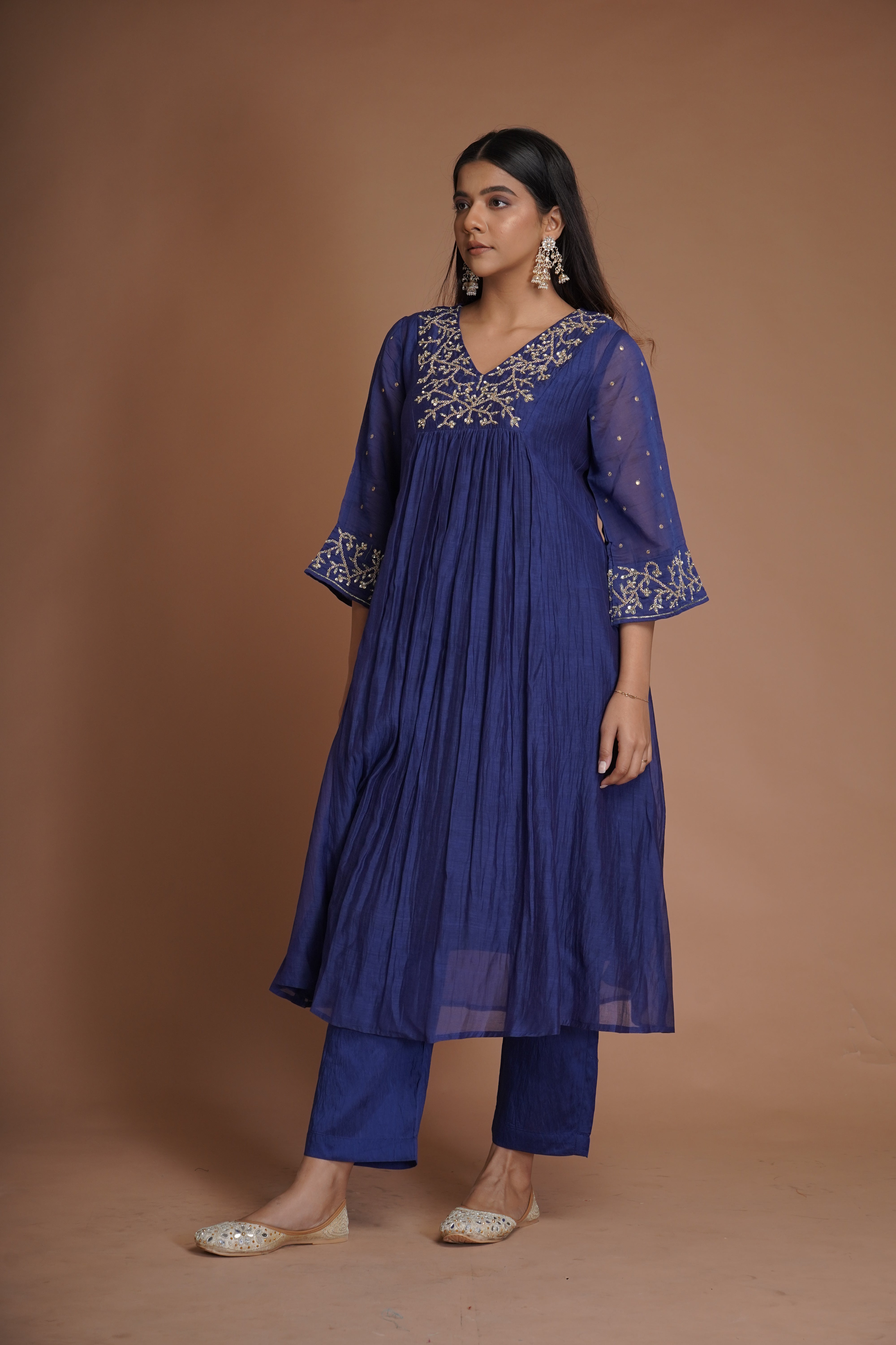 Royal Blue Kurta Set