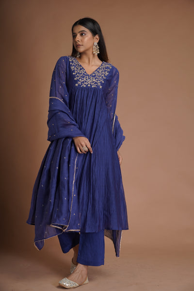 Royal Blue Kurta Set