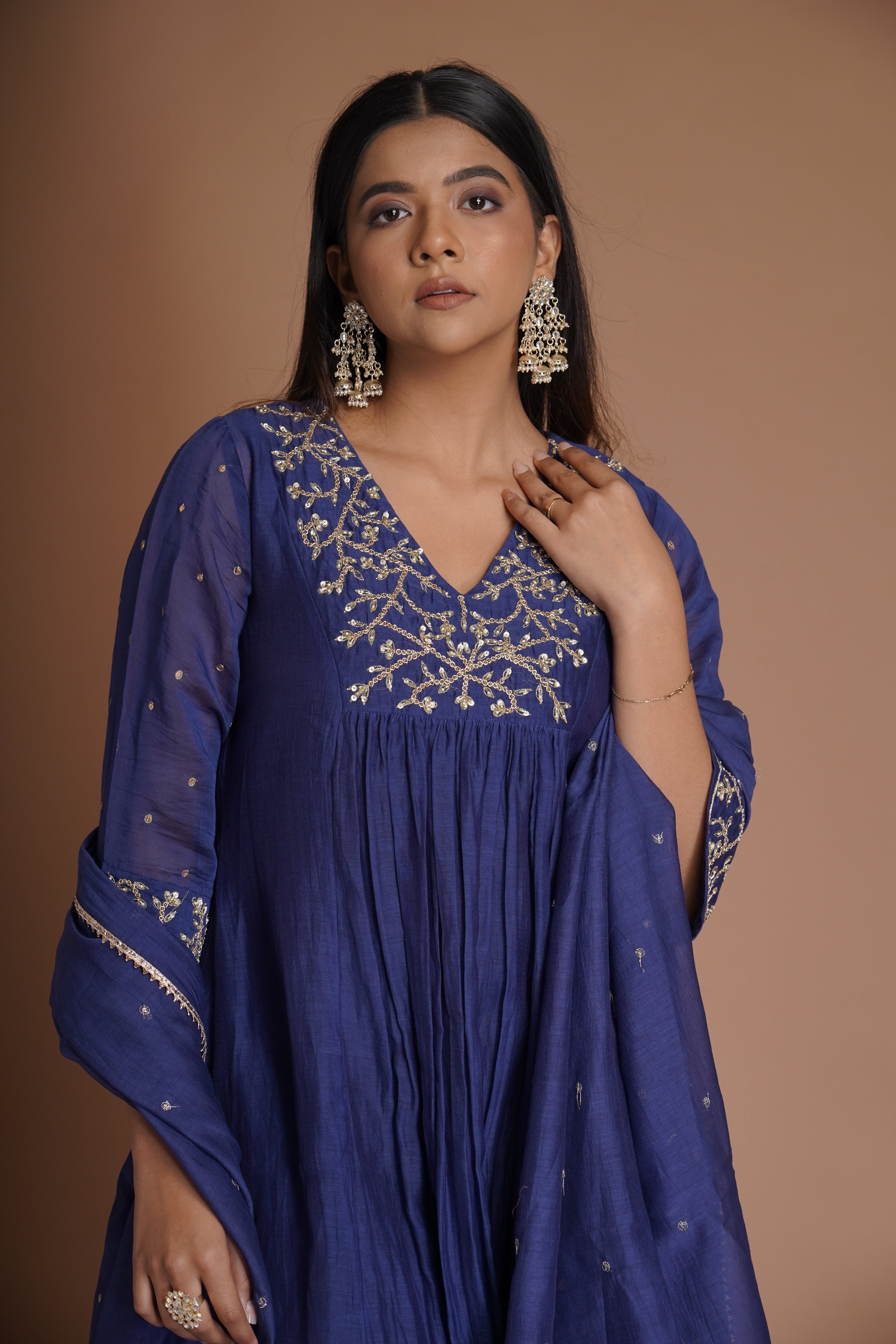 Royal Blue Kurta Set