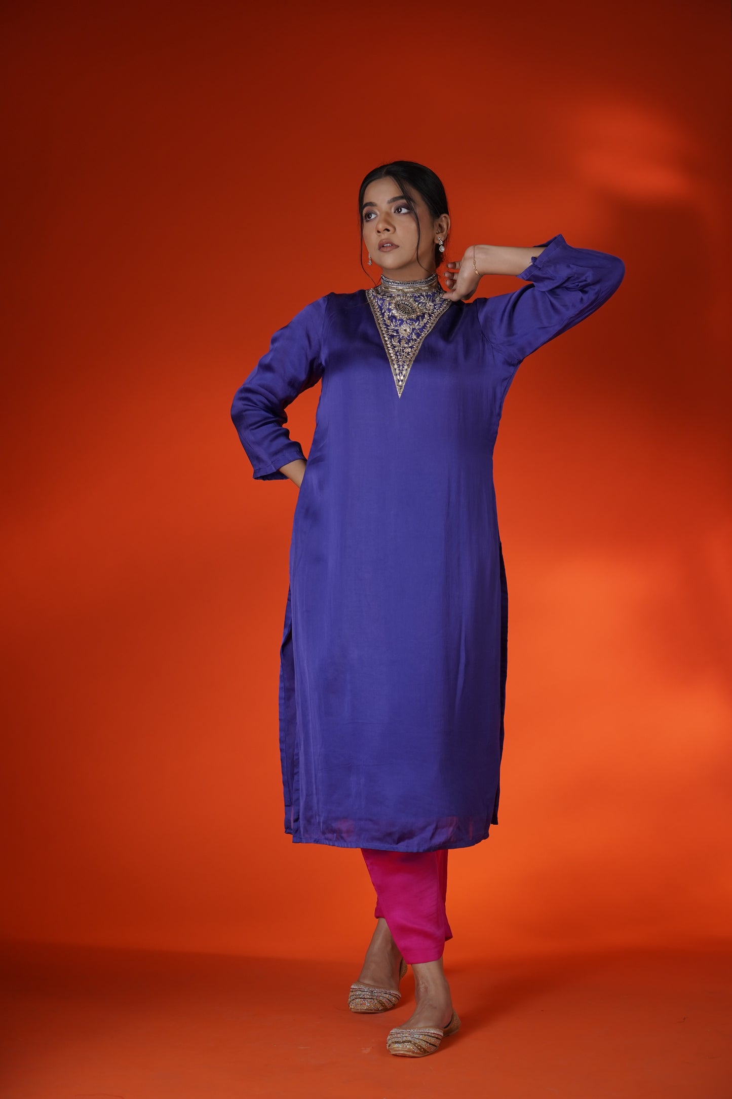 Violet Tunic Set