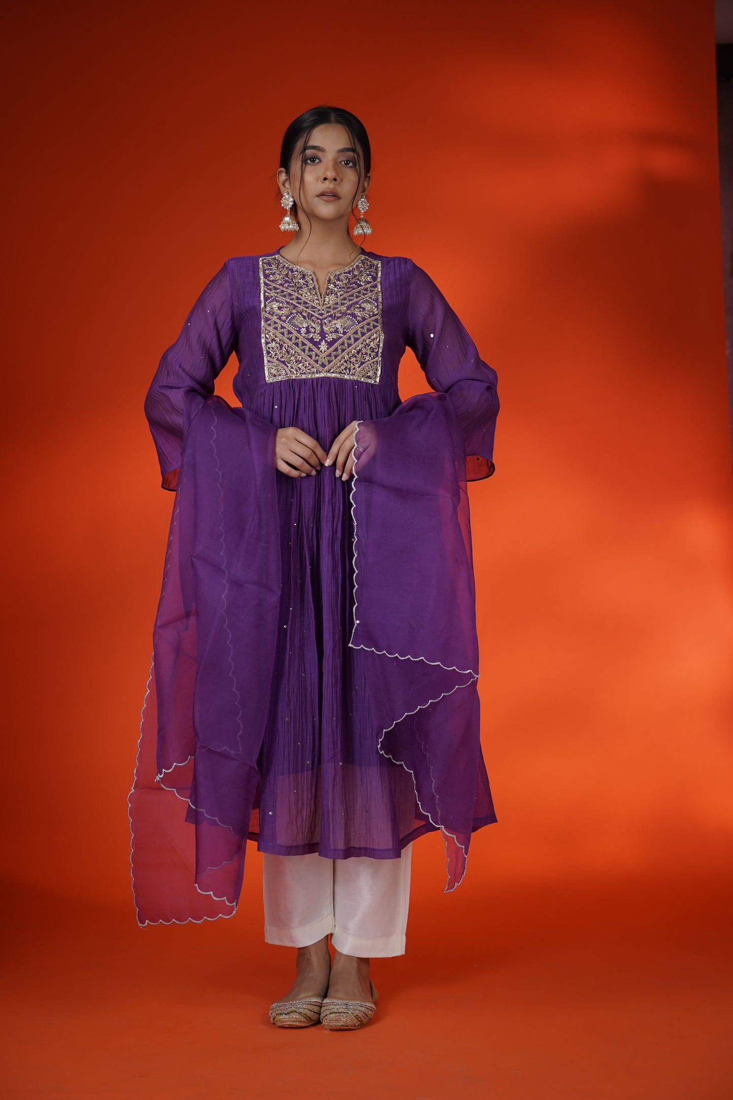 Violet Kurta Set