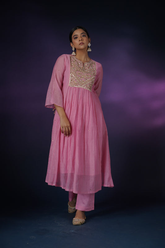 Soft Pink Kurta Set