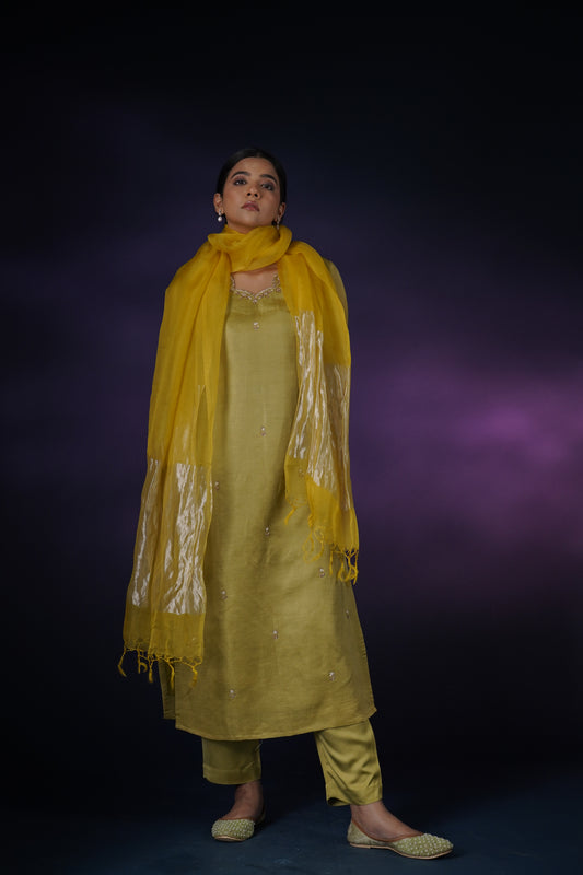 Soft Green Kurta Set