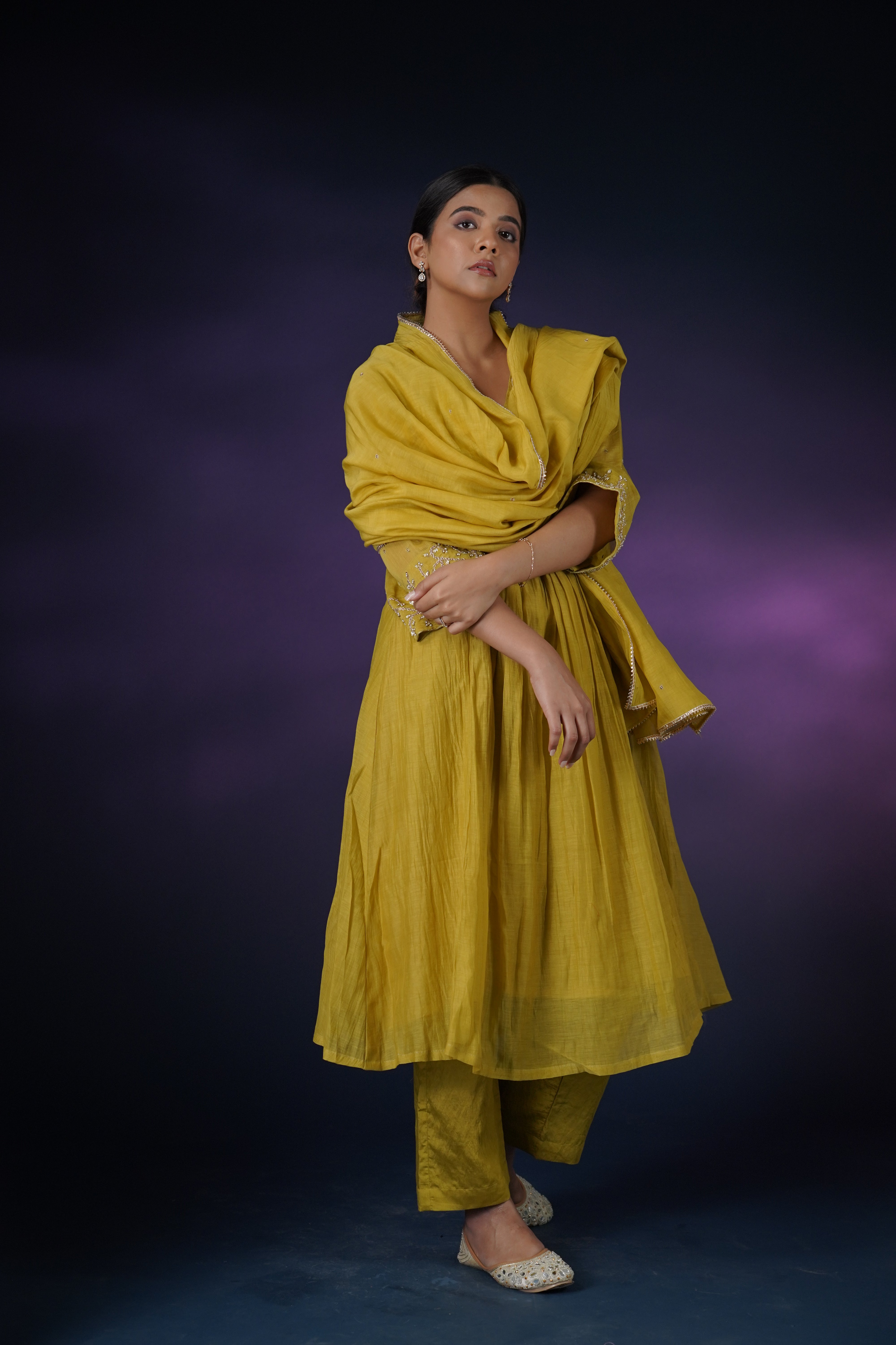Lime Yellow Kurta Set