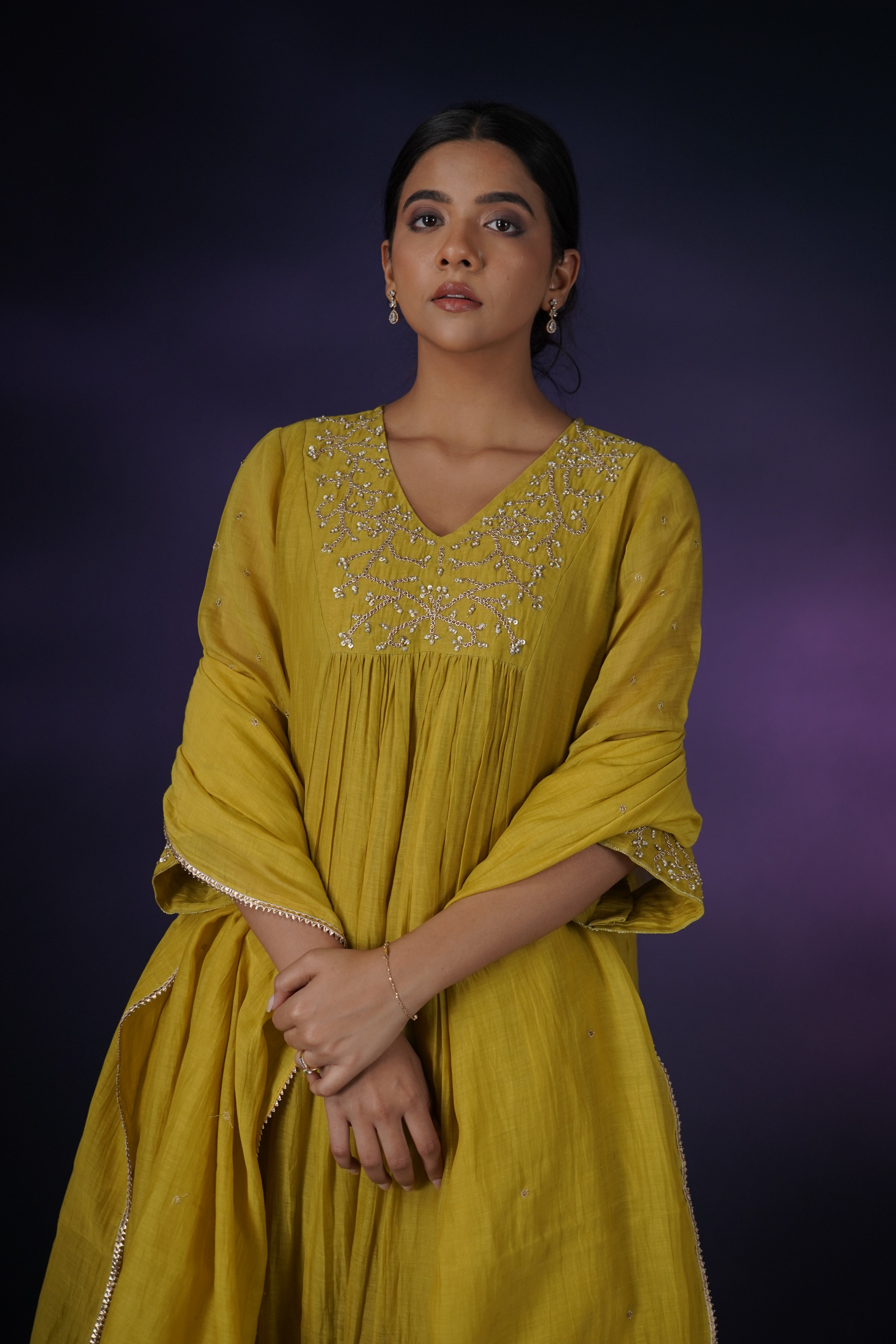 Lime Yellow Kurta Set