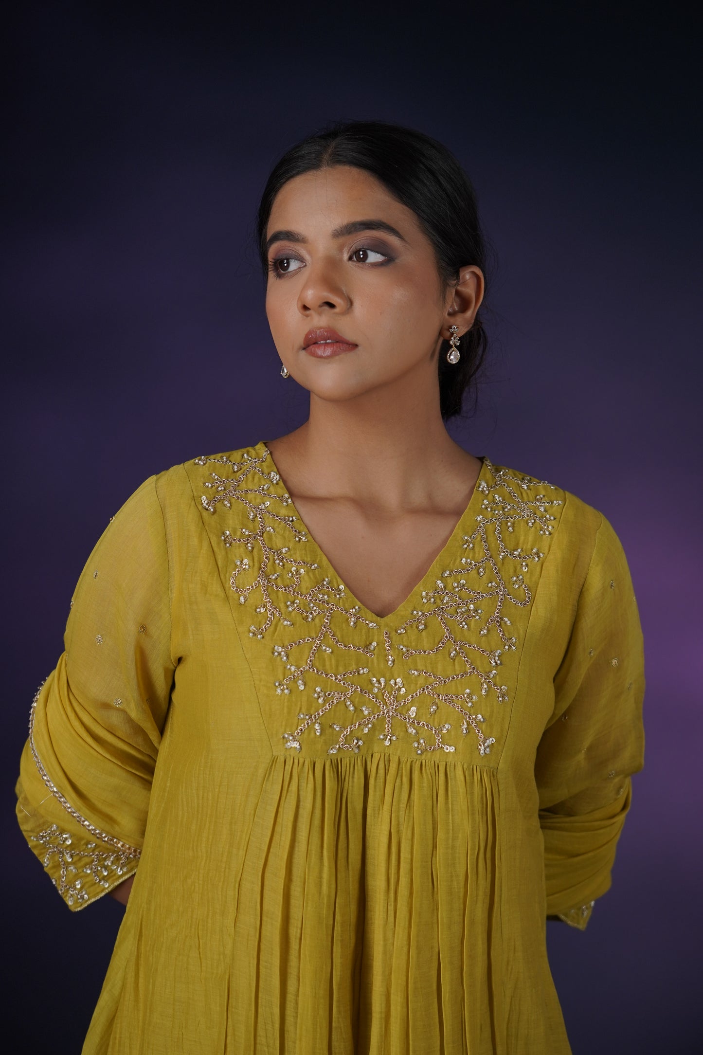 Lime Yellow Kurta Set