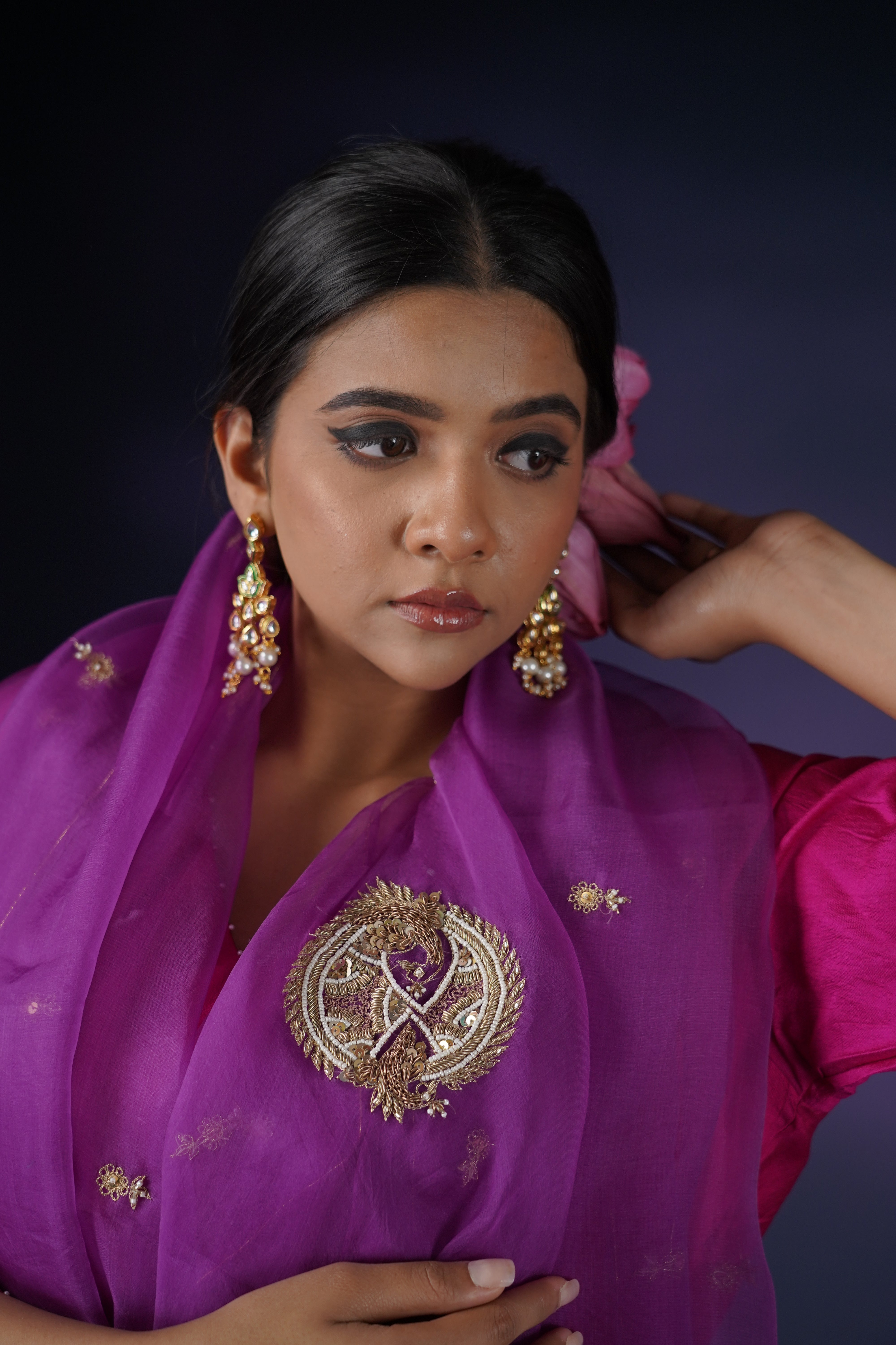 Hot Pink Kurta Set