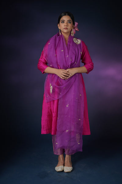 Hot Pink Kurta Set