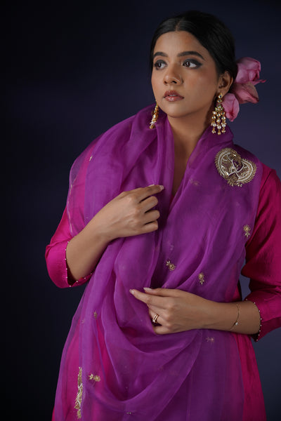Hot Pink Kurta Set