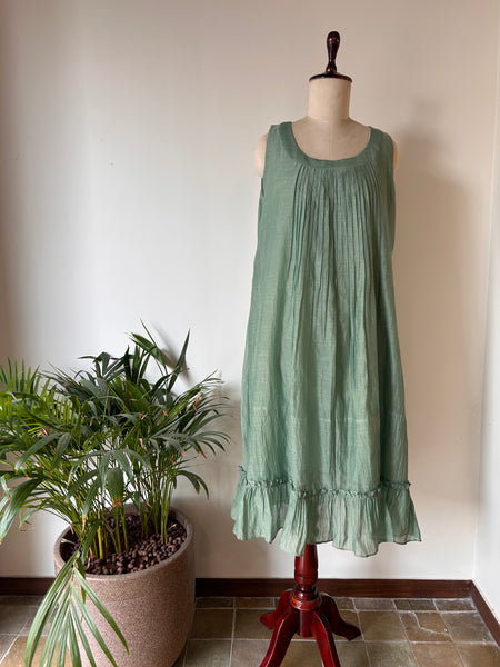 Sage Frill Dress