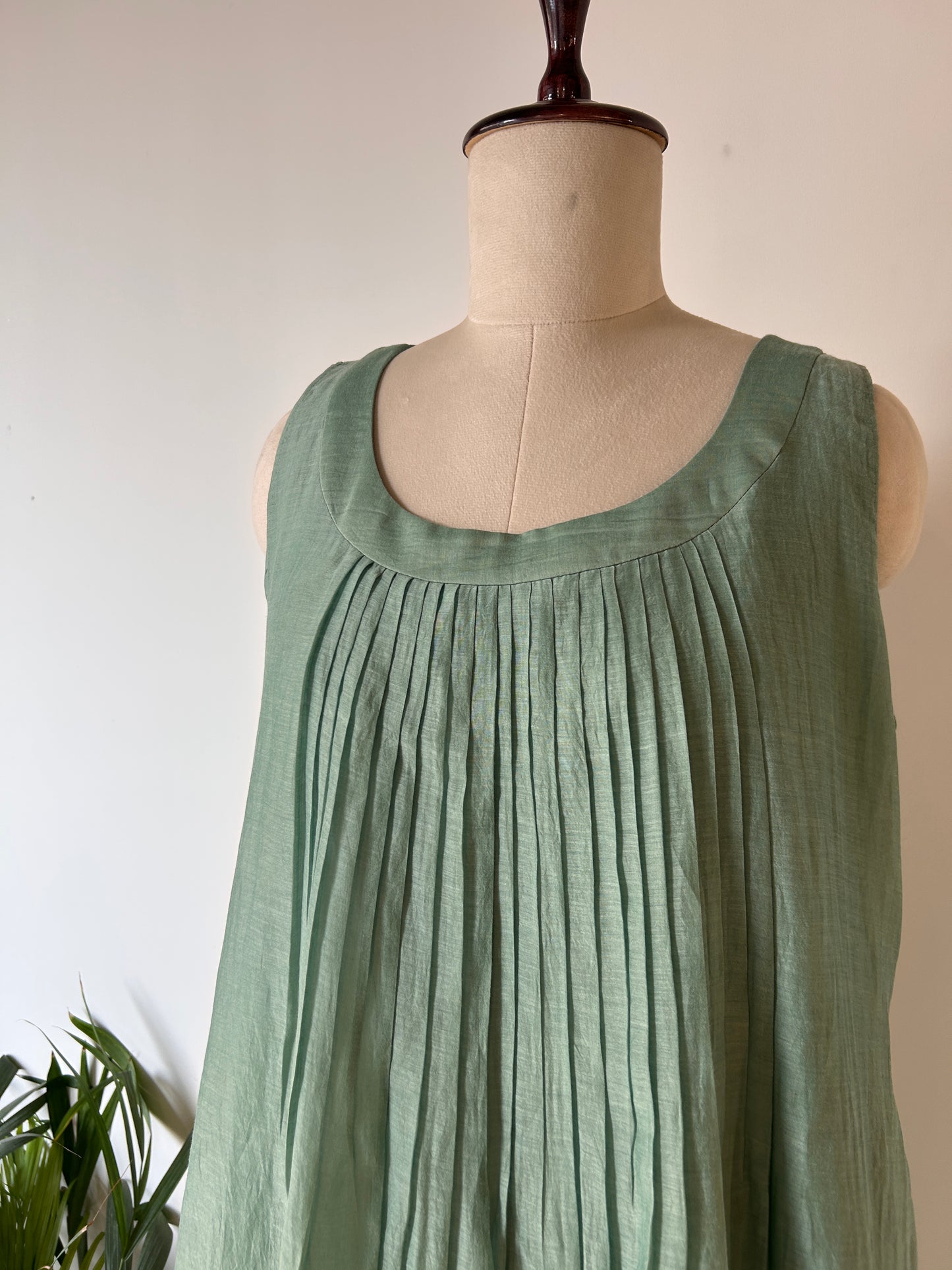 Sage Frill Dress